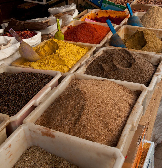 Spice Market in Morocco