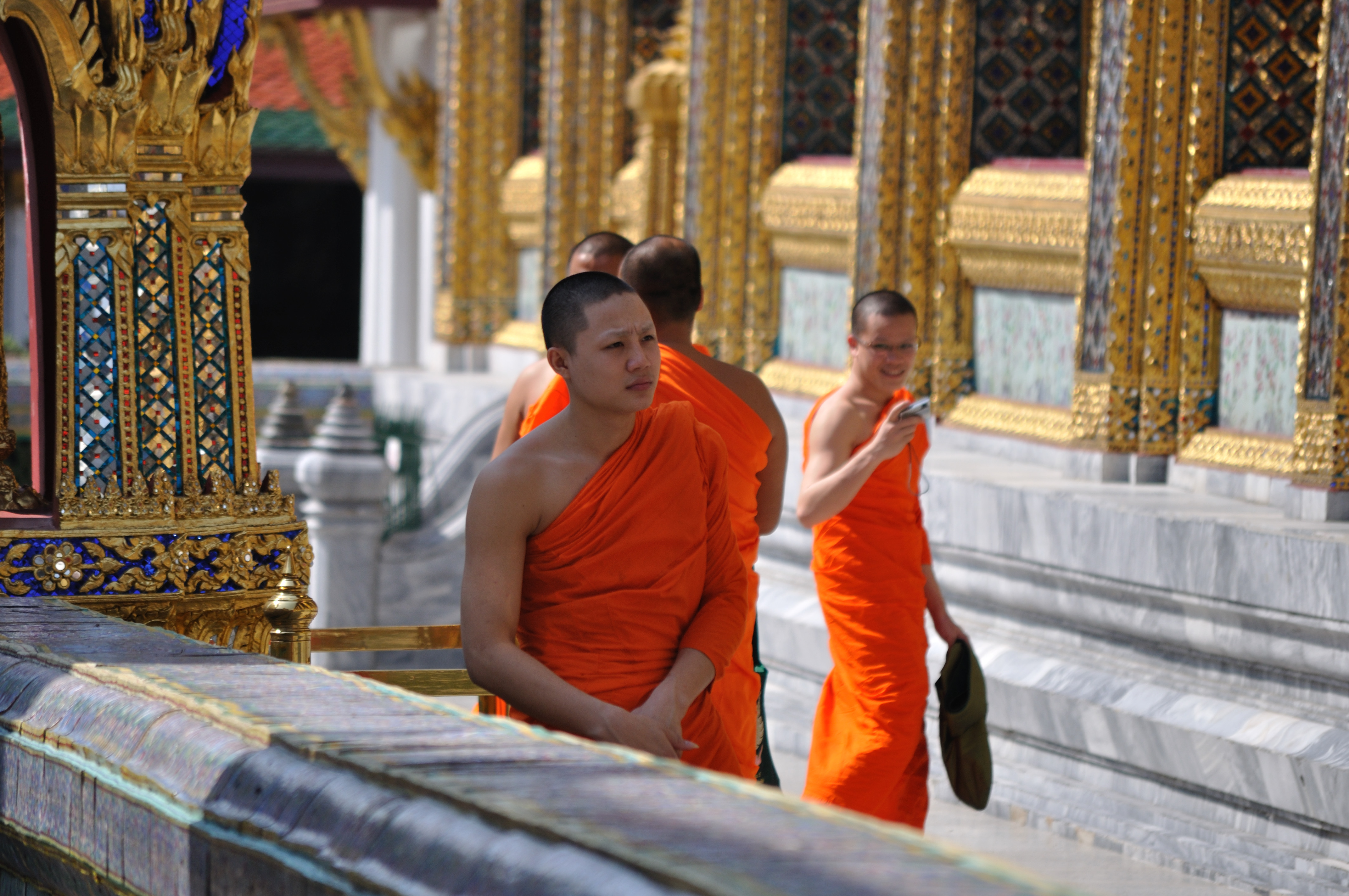 monks in bangkok